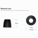 A Pair KZ Soft Memory Foam Earbuds For All In-Ear Earphone(Black)