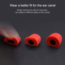 A Pair KZ Soft Memory Foam Earbuds For All In-Ear Earphone(Red)