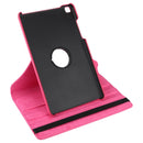 Litchi Texture Rotating ClassicBusiness Horizontal Flip Leather Case for Galaxy Tab A 8.0 T290 / T295 (2019), with Holder (Rose Red)