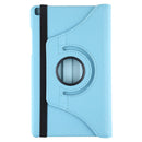 Litchi Texture Rotating ClassicBusiness Horizontal Flip Leather Case for Galaxy Tab A 8.0 T290 / T295 (2019), with Holder (Sky Blue)
