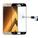 For Galaxy A7 (2017) / A720 0.33mm 9H Surface Hardness Silk-screen Full Screen Tempered Glass Screen Protector(Black)
