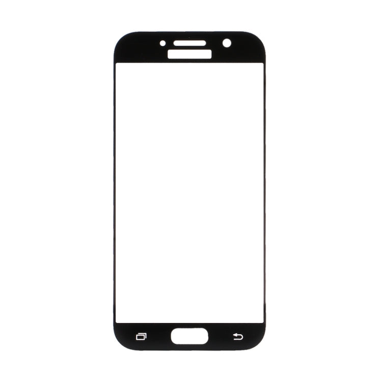 For Galaxy A7 (2017) / A720 0.33mm 9H Surface Hardness Silk-screen Full Screen Tempered Glass Screen Protector(Black)