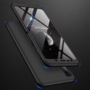 GKK Three Stage Splicing Full Coverage PC Case for Samsung Galaxy A7 (2018) (Black)