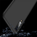 GKK Three Stage Splicing Full Coverage PC Case for Samsung Galaxy A7 (2018) (Black)