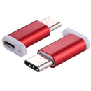 Type-C Male to Micro USB 2.0 Female Converter Adapter, For Galaxy S8 & S8 + / LG G6 / Huawei P10 & P10 Plus / Oneplus 5 / Xiaomi Mi6 & Max 2 /and other Smartphones(Red)
