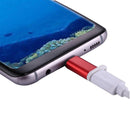Type-C Male to Micro USB 2.0 Female Converter Adapter, For Galaxy S8 & S8 + / LG G6 / Huawei P10 & P10 Plus / Oneplus 5 / Xiaomi Mi6 & Max 2 /and other Smartphones(Red)