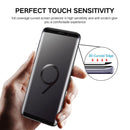 For Galaxy S9+ 0.33mm 9H Surface Hardness 3D Curved Edge Anti-scratch Full Screen HD Full Glue Glass Screen Protector(Black)