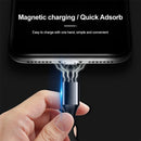M11 5A USB to USB-C / Type-C Nylon Braided Magnetic Data Cable, Cable Length: 2m (Blue)