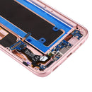 Original LCD Screen and Digitizer Full Assembly with Frame & Charging Port Board & Volume Button & Power Buttonfor for Galaxy S7 Edge / G935F(Pink)