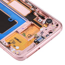 Original LCD Screen and Digitizer Full Assembly with Frame & Charging Port Board & Volume Button & Power Buttonfor for Galaxy S7 Edge / G935F(Pink)