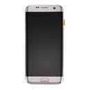 Original LCD Screen and Digitizer Full Assembly with Frame & Charging Port Board & Volume Button & Power Button for Galaxy S7 Edge / G935F(Silver)