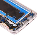 Original LCD Screen and Digitizer Full Assembly with Frame & Charging Port Board & Volume Button & Power Button for Galaxy S7 Edge / G935A(Blue)