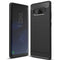 For Galaxy Note 8 Carbon Fiber TPU Brushed Texture Shockproof Protective Back Cover Case (Black)