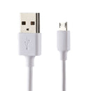 5V 2.1A Intelligent Identification USB Charger with 1m USB to Micro USB Charging Cable, EU Plug, For Samsung / Huawei / Xiaomi / Meizu / LG / HTC and Other Smartphones(White)