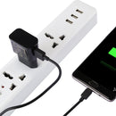 5V 2.1A Intelligent Identification USB Charger with 1m USB to USB-C / Type-C Charging Cable, EU Plug, For Galaxy S8 & S8 + / LG G6 / Huawei P10 & P10 Plus / Xiaomi Mi 6 & Max 2 and other Smartphones(Black)