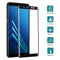 For Galaxy A8+ (2018) 3D Curved Edge 9H Hardness Tempered Glass Screen Protector(Black)