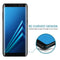 For Galaxy A8 (2018) 3D Curved Edge 9H Hardness Tempered Glass Screen Protector(Black)