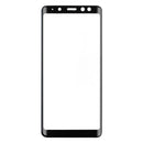 For Galaxy A8 (2018) 3D Curved Edge 9H Hardness Tempered Glass Screen Protector(Black)