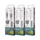 WK WDC-092 2m 2.4A Max Output Full Speed Pro Series USB to Micro USB Data Sync Charging Cable(Black)