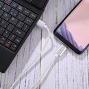 1m Weave Style 2A Magnetic USB-C / Type-C to USB Weave Style Data Sync Charging Cable with LED Indicator, For Galaxy S8 & S8 + / LG G6 / Huawei P10 & P10 Plus / Xiaomi Mi6 & Max 2 and other Smartphones (Silver)
