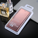 For Galaxy S9+ PU Electroplating Mirror Horizontal Flip Leather Case with Holder(Rose Gold)