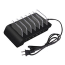 YM-UD06 5V 10.2A Output Universal Desktop Detachable 6 Ports USB Charging Station Multi-Device Hub Charging Dock, For iPad , Tablets, iPhone, Galaxy, Huawei, Xiaomi, LG, HTC and Other Smart Phones, Rechargeable Devices(Black)