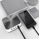 LDNIO A8101 8 x USB Ports QC3.0 Smart Travel Charger, UK Plug(Grey)