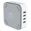 LDNIO A8101 8 x USB Ports QC3.0 Smart Travel Charger, UK Plug(Grey)