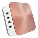 LDNIO A8101 8 x USB Ports QC3.0 Smart Travel Charger, AU Plug(Rose Gold)