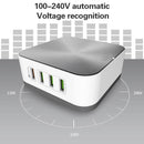 LDNIO A8101 8 x USB Ports QC3.0 Smart Travel Charger, AU Plug(Rose Gold)