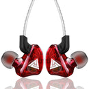 QKZ CK5 HIFI In-ear Star with The Same Music Headphones (Red)