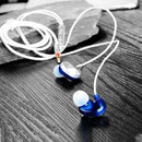 QKZ CK6 HIFI In-ear Plastic Material Music Headphones (Blue)