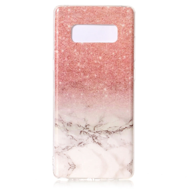 For Galaxy Note 8 Marble Pattern TPU Shockproof Protective Back Cover Case