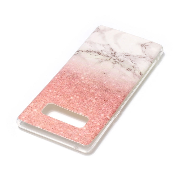 For Galaxy Note 8 Marble Pattern TPU Shockproof Protective Back Cover Case
