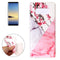 For Galaxy Note 8 Cherry Pink White Marble Pattern TPU Shockproof Protective Back Cover Case