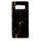 For Galaxy Note 8 Black Marble Pattern TPU Shockproof Protective Back Cover Case