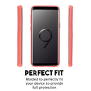GOOSPERY SOFT FEELING for Galaxy S9 TPU Drop-proof Soft Protective Back Cover (Magenta)