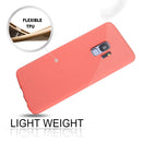 GOOSPERY SOFT FEELING for Galaxy S9 TPU Drop-proof Soft Protective Back Cover (Magenta)