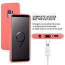 GOOSPERY SOFT FEELING for Galaxy S9 TPU Drop-proof Soft Protective Back Cover (Magenta)