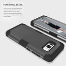 For Galaxy S8 Dropproof 3 in 1 Silicone sleeve for mobile phone(Black)