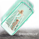For Galaxy S8 Dropproof 3 in 1 Silicone sleeve for mobile phone (Green)