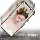 For Galaxy S8 Dropproof 3 in 1 Silicone sleeve for mobile phone (Gold)