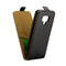 For Samsung Z4 Vertical Flip Leather Protective Back Cover Case with Card Slot(Black)