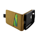 For Samsung Z4 Vertical Flip Leather Protective Back Cover Case with Card Slot(Black)