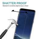 Case Friendly Screen Curved Tempered Glass Film For Galaxy S8 / G950(Black)
