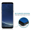 Case Friendly Screen Curved Tempered Glass Film For Galaxy S8 / G950(Black)