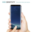 Case Friendly Screen Curved Tempered Glass Film For Galaxy S8 / G950(Black)