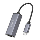 ORICO XC-R45 USB-C / Type-C to RJ45 Gigabit Ethernet LAN Network Adapter Cable, Total Length: 15cm
