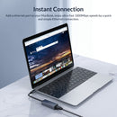 ORICO XC-R45 USB-C / Type-C to RJ45 Gigabit Ethernet LAN Network Adapter Cable, Total Length: 15cm