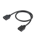 3 Pin 5V Motherboard AURA RGB PC Cooling Extension Cable for Asus, Length: 30cm (Black)
